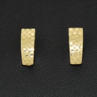 Zlaté klasické náušnice 