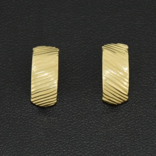 Zlaté klasické náušnice 