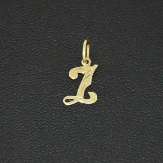 Zlatý přívěsek písmeno Z