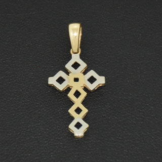 Zlatý přívěsek křížek 
