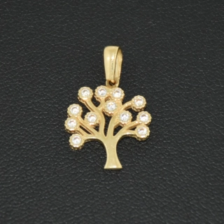 Zlatý přívěsek strom života