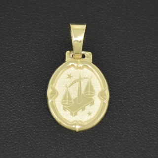 Zlatý přívěsek váhy