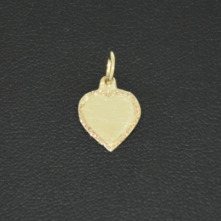 Zlatý přívěsek srdíčko