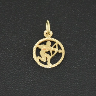 Zlatý přívěsek střelec 