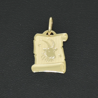 Zlatý přívěsek kozoroh