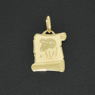 Zlatý přívěsek beran