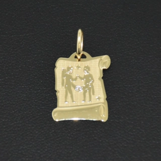 Zlatý přívěsek blíženci