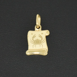 Zlatý přívěsek rak