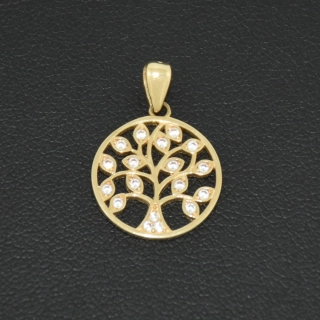 Zlatý přívěsek strom života