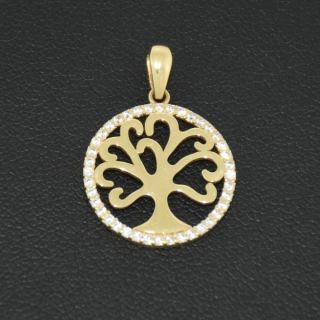 Zlatý přívěsek strom života