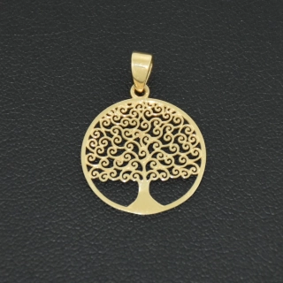 Zlatý přívěsek strom života