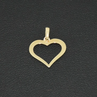 Zlatý přívšsek srdíčko