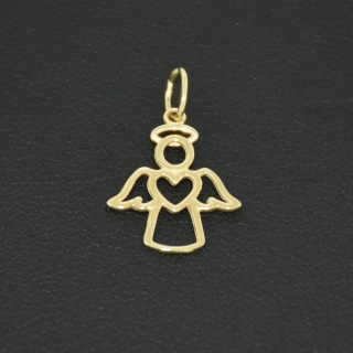 Zlatý přívěsek anděl