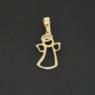 Zlatý přívěsek anděl