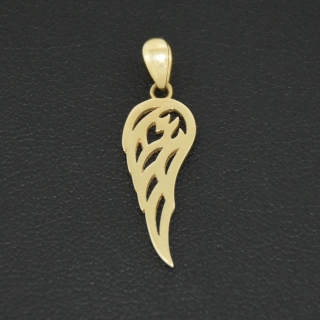 Zlatý přívěsek andělské křídlo