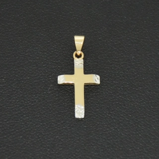 Zlatý přívěsek křížek