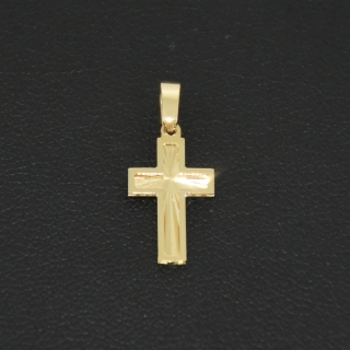 Zlatý přívěsek křížek