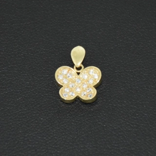 Zlatý přívěsek motýl