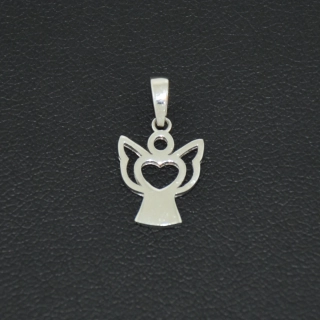 Zlatý přívěsek z bílého zlata anděl