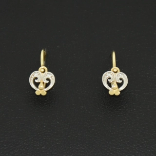 Zlaté dětské náušnice