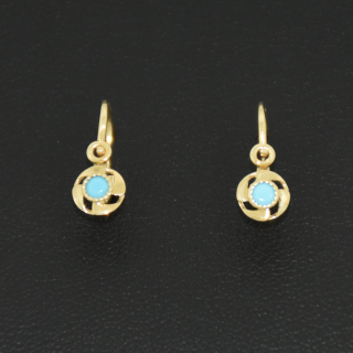 Zlaté dětské náušnice