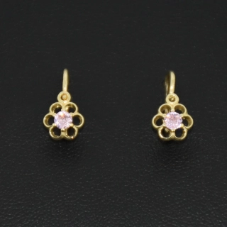 Zlaté dětské náušnice