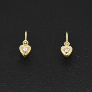 Zlaté dětské náušnice