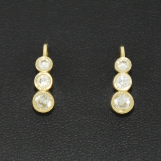 Zlaté klasické náušnice