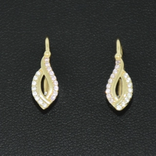 Zlaté klasické náušnice