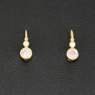 Zlaté klasické náušnice