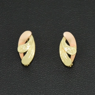 Zlaté klasické náušnice