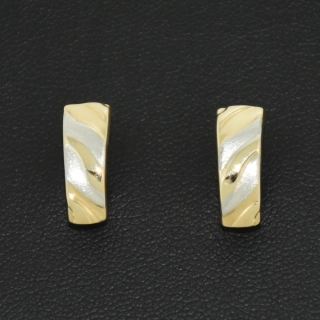 Zlaté klasické náušnice