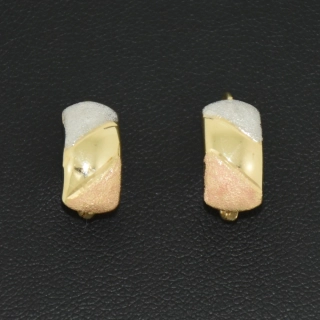 Zlaté klasické náušnice