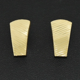 Zlaté klasické náušnice