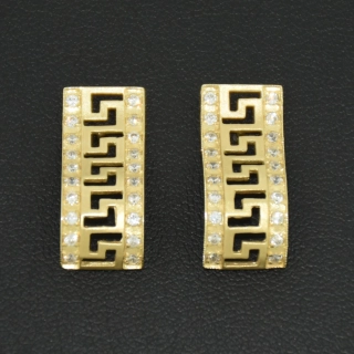 Zlaté náušnice na šroubek